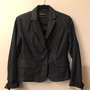 Club Monaco denim blazer with stretch